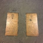 King George and Queen Mary burial plaques