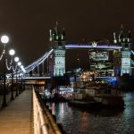 London at night