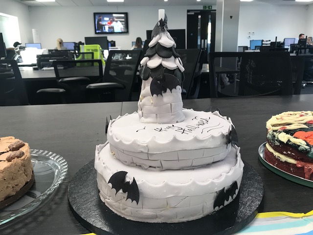 A Halloween cake